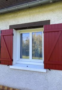 Rénovation de volets en bois à Ruillé-sur-Loir
