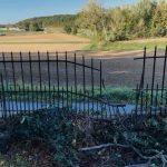 Réparation à l’identique d’une ancienne grille métallique de propriété à Rochecorbon après la chute d’un arbre lors d’une tornade.