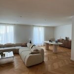 Rénovation complète appartement Tours centre avec murs blancs en peinture velours, plafond mat et préparation soignée des supports